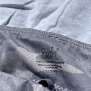 Athleta Kids Leggings in Light Blue and Gray